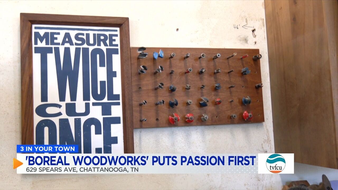 3 IN YOUR TOWN: Boreal Woodworks, artisan passion fueled work hidden in North Chatt